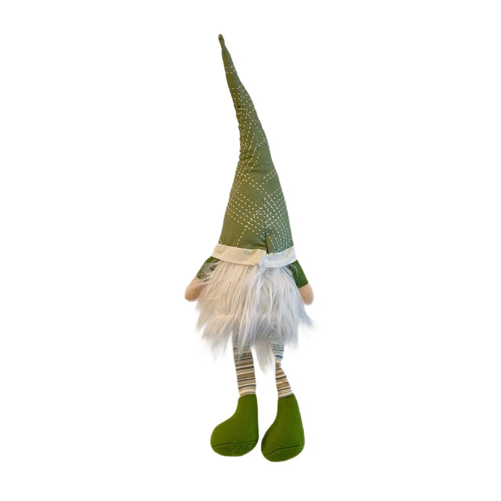 Shelf Sitting Green Gnome For St Patrick’s Day - Picture 2 of 3